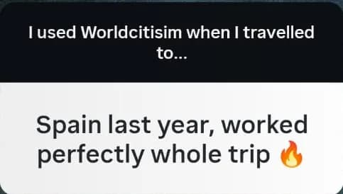 Review: Spain — worked perfectly whole trip